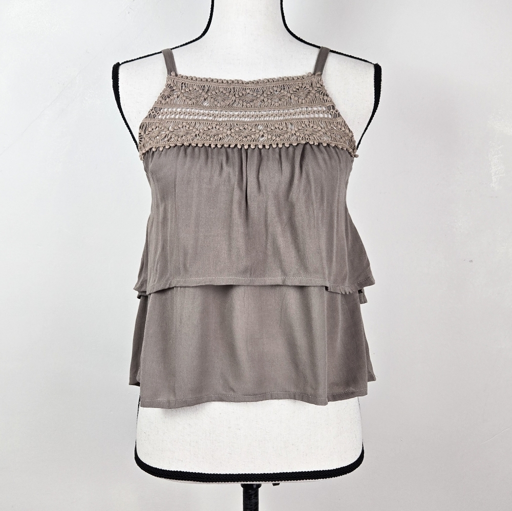 🦋LAST🦋 NWT Tulle and Batiste Chloe Halter Top, Desert Sand, Size Medium